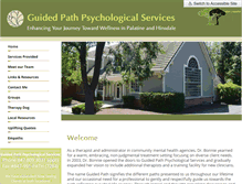 Tablet Screenshot of guidedpathpsychologicalservices.com